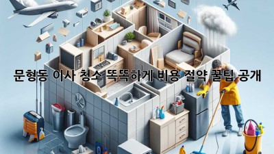 🏠 문형동 이사 청소 똑똑하게! 비용 절약 꿀팁 공개 💰✨